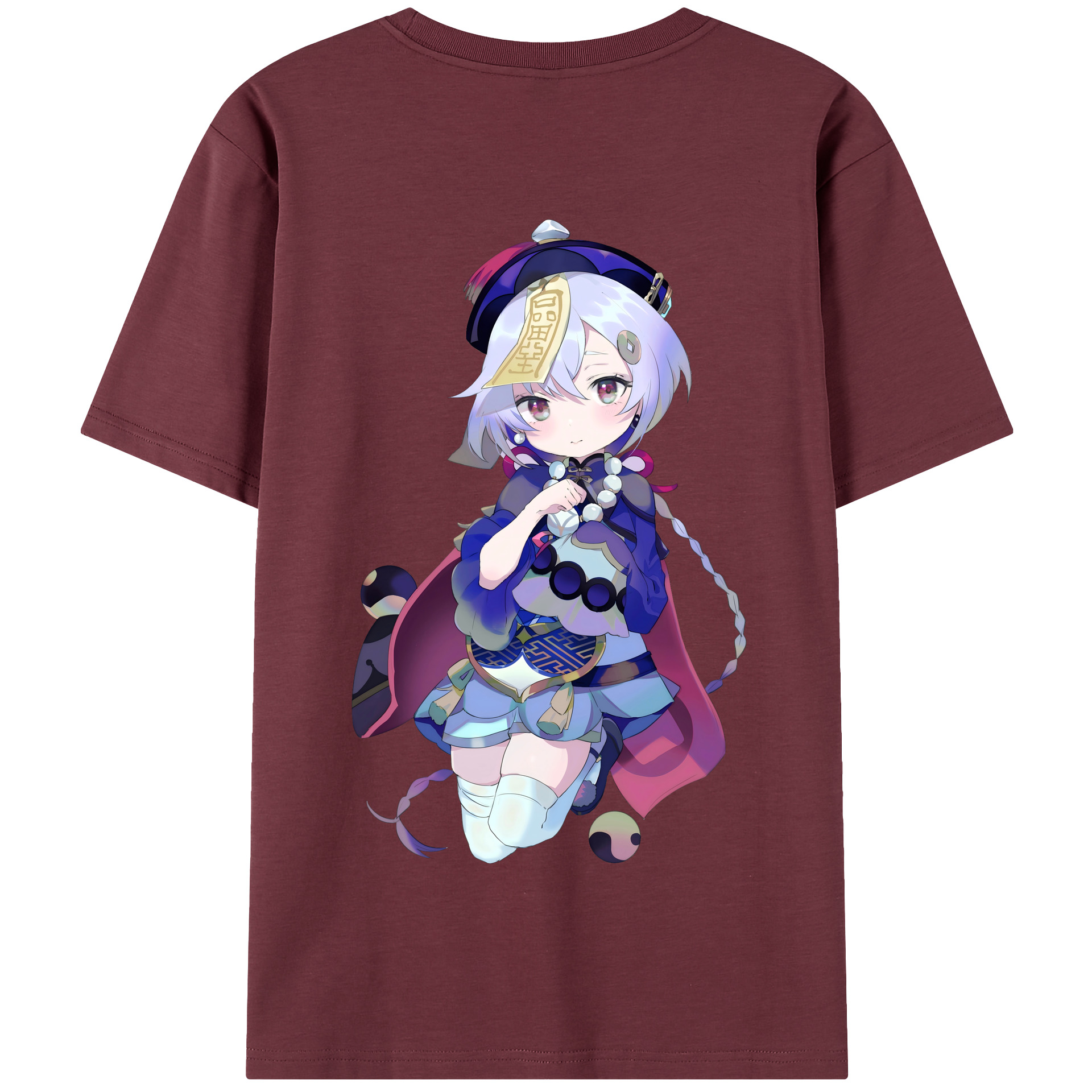 げんし神 七七 なな  genshin Nana 綿100％半袖Tシャツ（背面プリント）